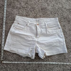 Women's White Denim Shorts